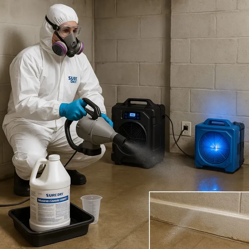 Sanitization and Odor Removal process in Beverly, NJ